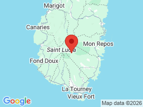Map of Site Report: Des Cartier Rainforest, Saint Lucia